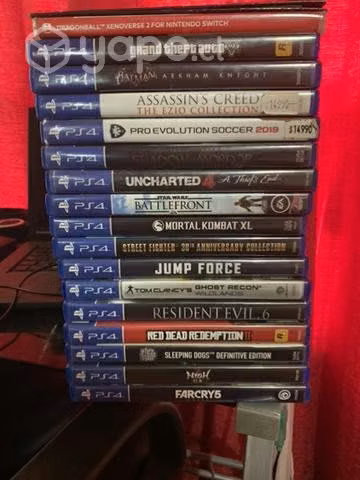 Juegos físicos de ps4