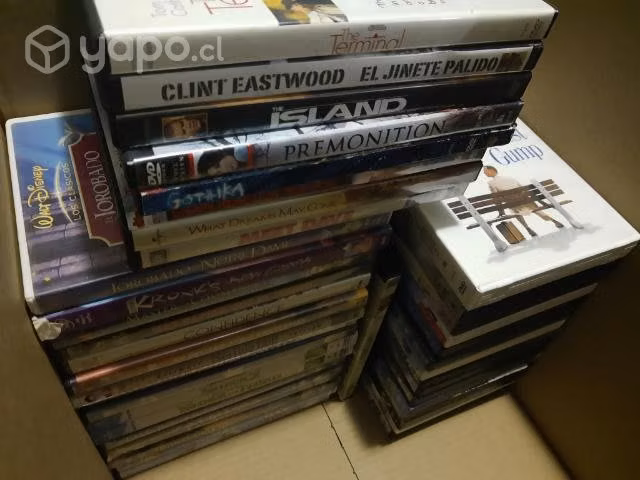 242 DVD (películas listadas en la descripción)