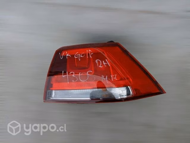 Foco trasero rh volkswagen golf 2014-2017