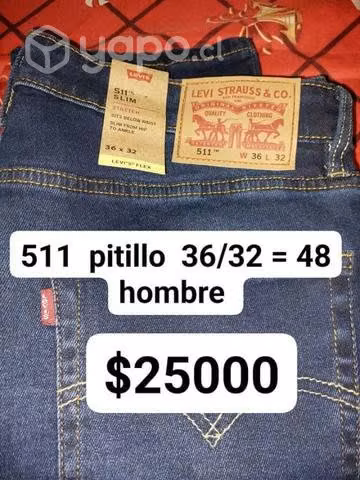 Levis nuevo tallas y modelos en foto