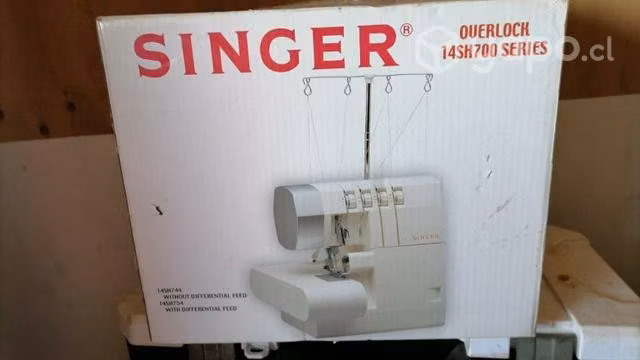 Máquina de coser nueva overlock Singer