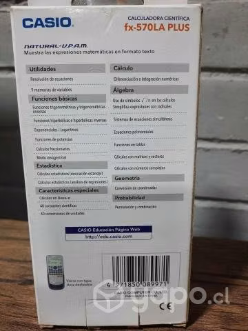 Calculadora Cientifica Casio fx-570LA Plus