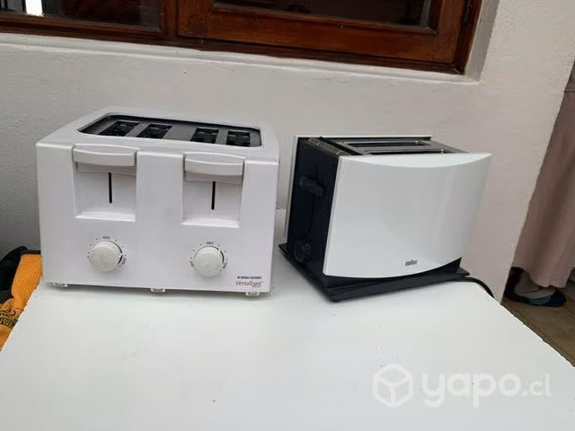 Tostador Black Decker y uno Braun para repuesto
