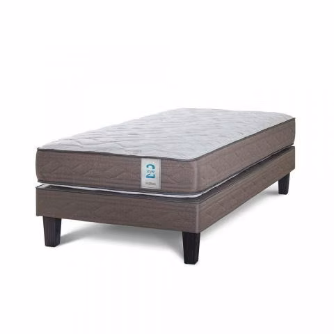 Cama Rosen New Style 2 1,5 plaza (colchón + base)