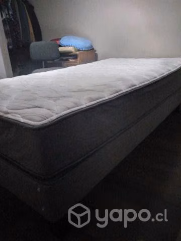 Cama Rosen New Style 2 1,5 plaza (colchón + base)
