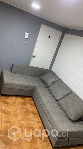 Sofá L secciónal izquierdo gris