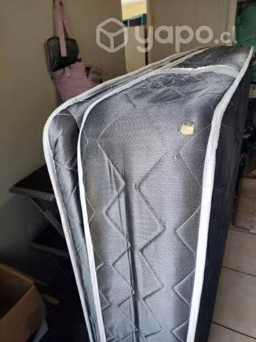 Cama europea con base dividida