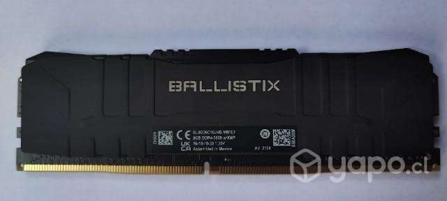 DDR4 DIMM Crucial Ballistix BL8G36C16U4B - Imagen 3