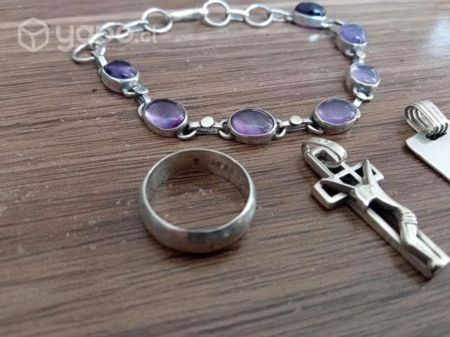 Pulsera y colgante de plata - Imagen 2
