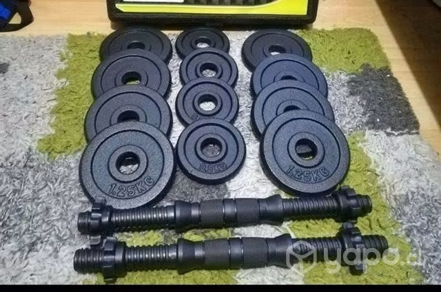 Pesas 12 kilos con maleta nuevas