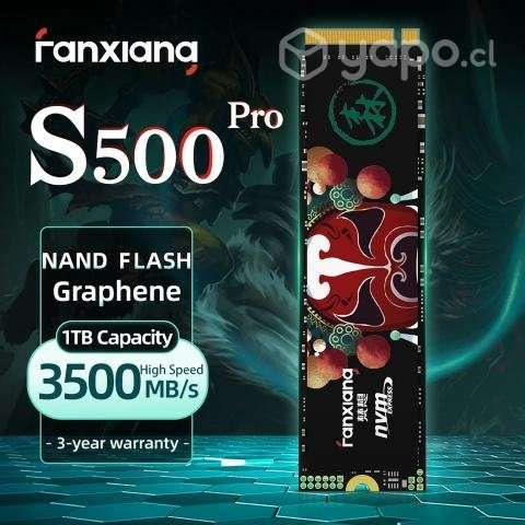 Memoria SSD Nvme M.2 1 tb + disipador , 3500 mbps - Imagen 2