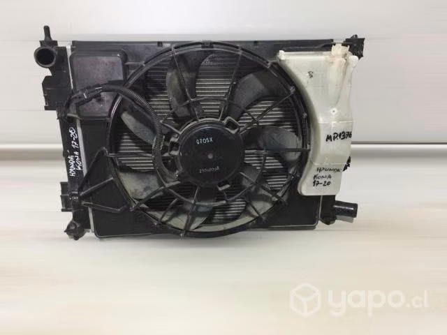 Radiador con electroventilador hyundai kona 17-20