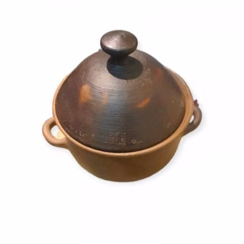 Olla de greda de pomaire