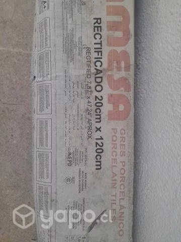 Porcelanato White Mate 20x120 cm