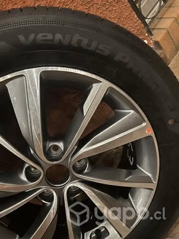 Llanta y neumático más tecle Hyundai Santa Fe - Imagen 4