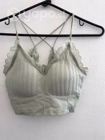 Bralette color verde menta
