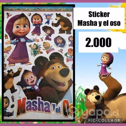 Sticker masha y peppa