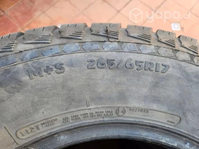 Neumaticos Mastercraft 265 65 R17