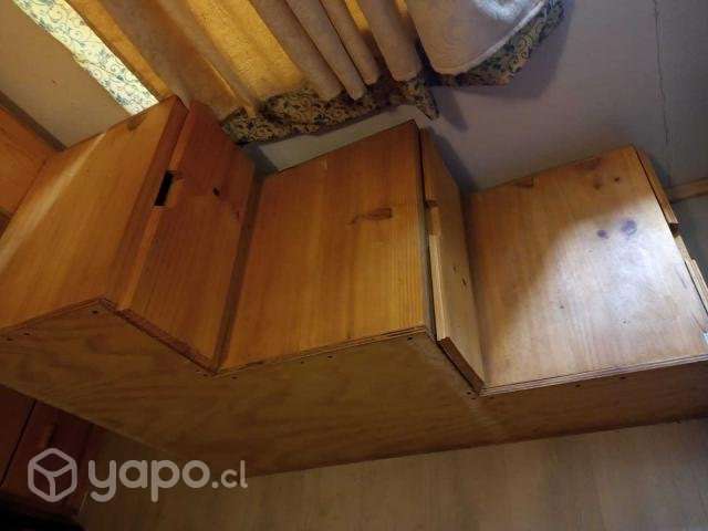 Cama- Escritorio rustico compuesto - Imagen 4