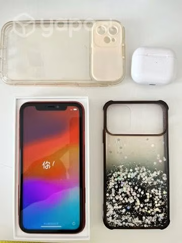 IPhone 11 Red 64gb liberado + AirPods - Imagen 4