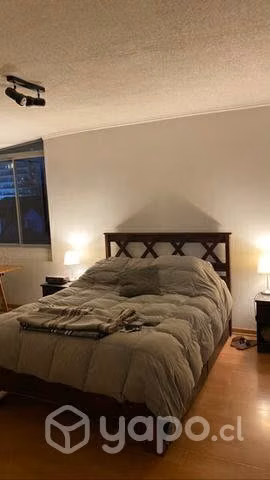 Cama 2 plazas estilo rústico