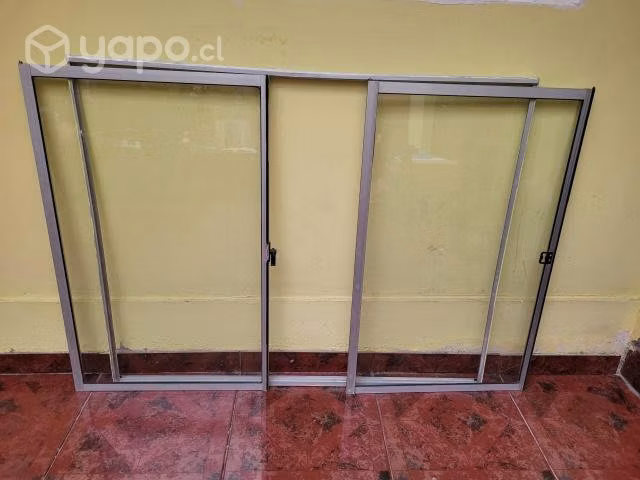 Ventana aluminio 121 cm x 100 cm corredera