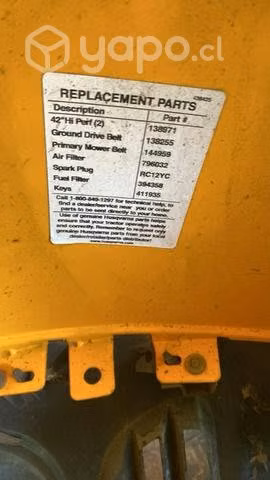 Tractor corta cesped poulan pro 42"