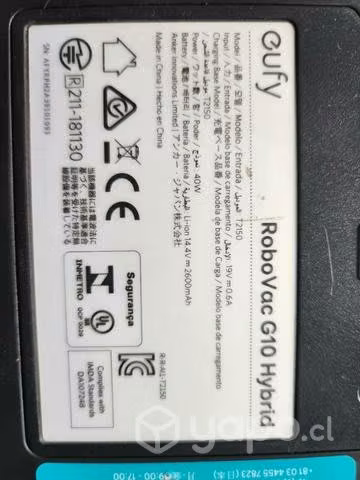 Aspiradora eufy g10