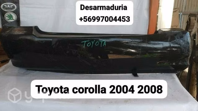 Parachoque Toyota Corolla año 2004 2008