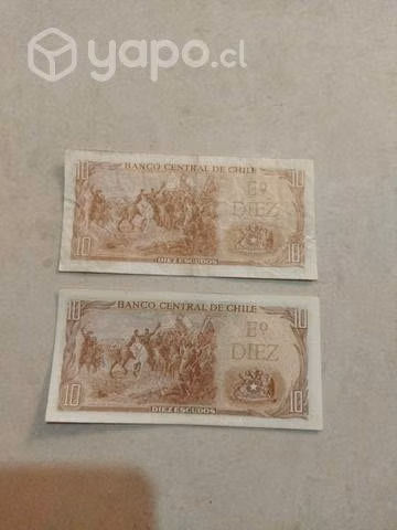 Billete Diez Escudos