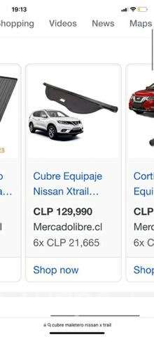 Cortina cubre equipaje Nissan Xtrail - Imagen 3