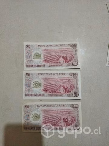 Billete Quinientos Escudos