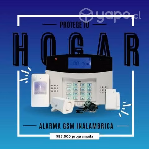 Alarma GSM inalambrica y personalizada