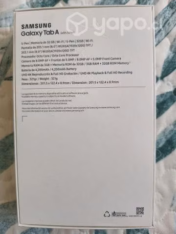 Tablet Samsung Galaxy TAB A con S PEN - Imagen 2