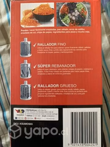 Sumo slicer rallador,valor conversable