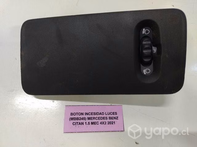 Boton Incesidad Luces (MBB245) Mercedes Benz Citan