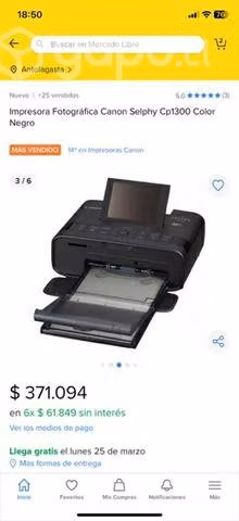Canon selphy cp1300