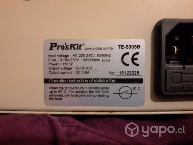Funte de poder Regulable ProsKit