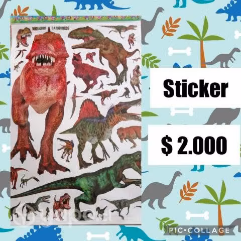 Sticker dinosaurios