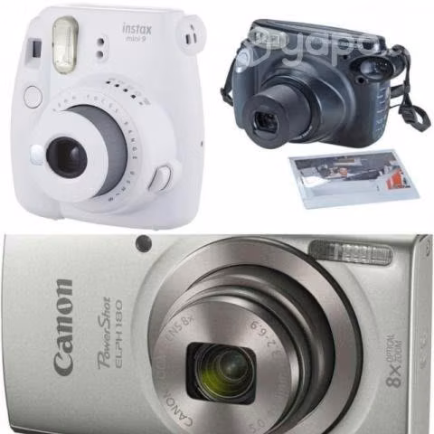 Cámaras de fotos instantánea y digital