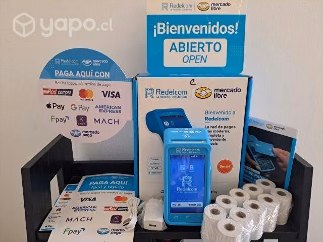 Maquina de red compra Redelcom, imprime boleta