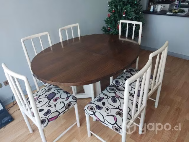 Comedor de 6 puestos con mesa expandible