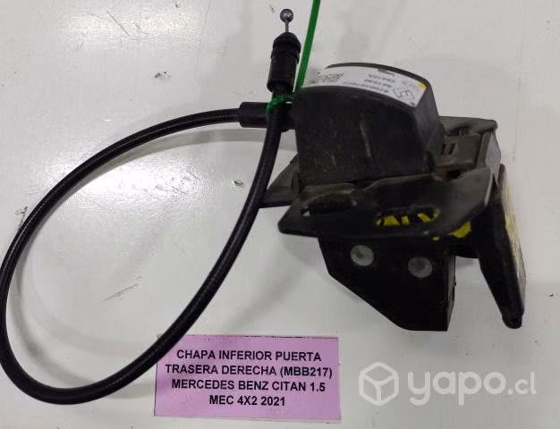 Chapa Inferior Pta tras der (MBB217) Mercedes Benz