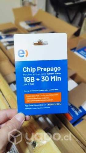 Chip prepago entel