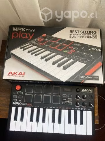 Controlador midi Akai mpk mini play