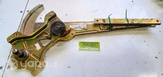 Cremallera Alza Vidrio Mecánica Puerta Delantera D