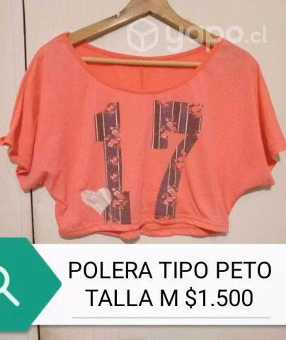 Polera tipo peto