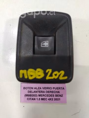 Boton Alza Vidrio Pta del der (MBB202) Benz Citan