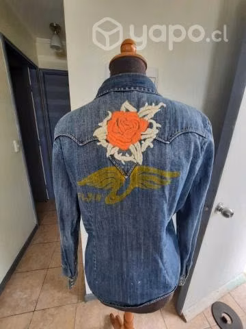 Chaqueta mezclilla talla m - Imagen 2