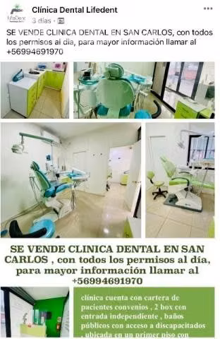 Derecho a llave de clínica dental funcionando